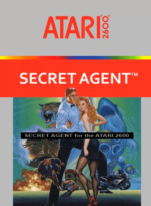 Secret Agent box art for Atari 2600